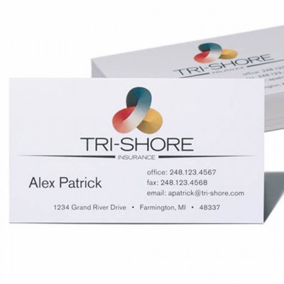 Business Cards 300gr velvet colored